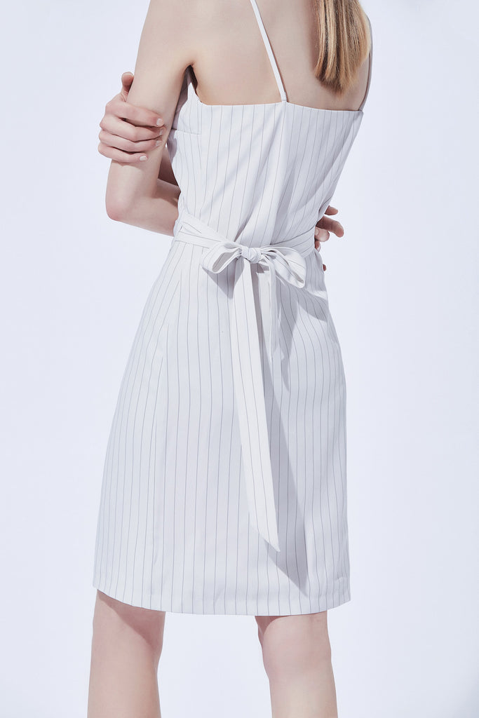Lorinda Wrap Dress - White